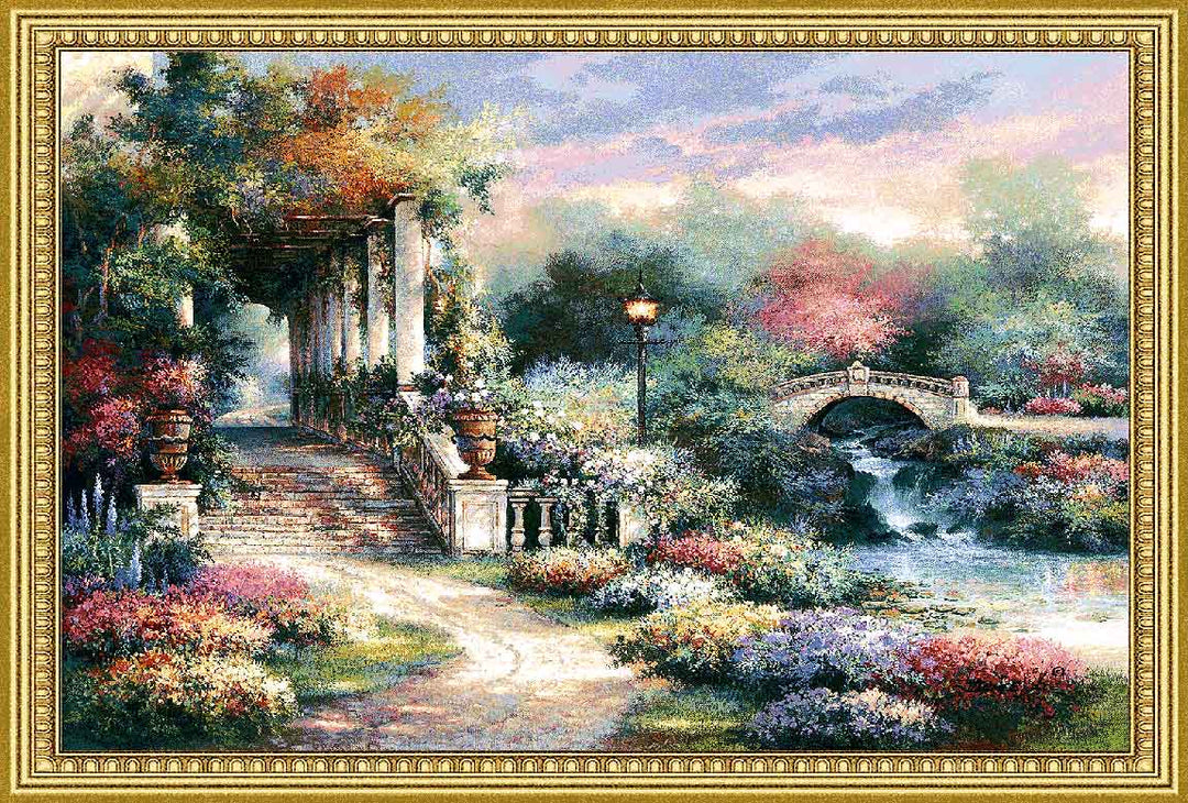Classic Garden Retreat tapestry Large