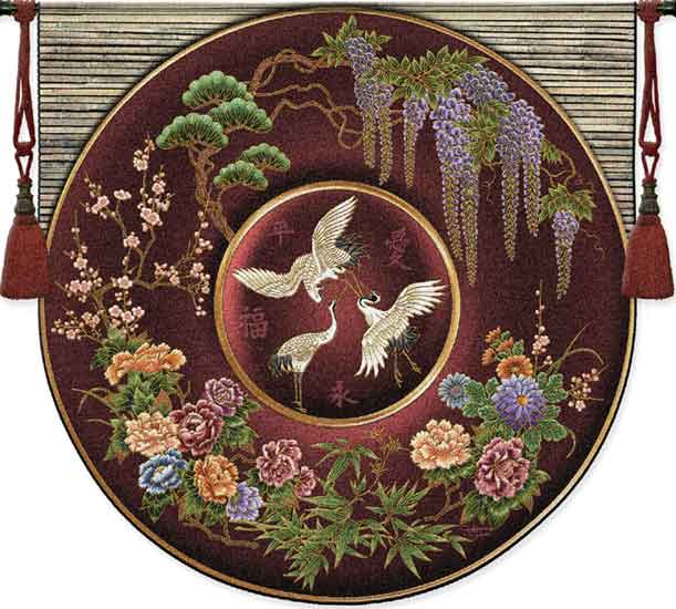 Cloisonne Ruby Tapestry