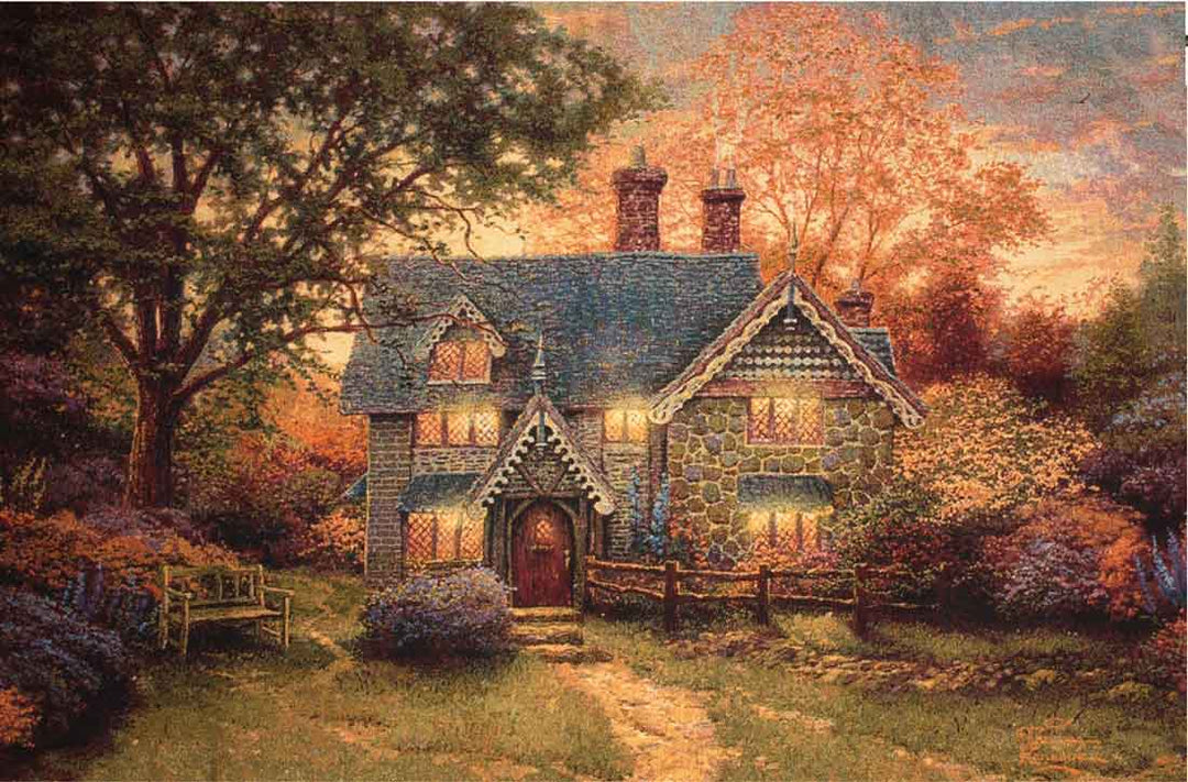 Gingerbread Cottage tapestry