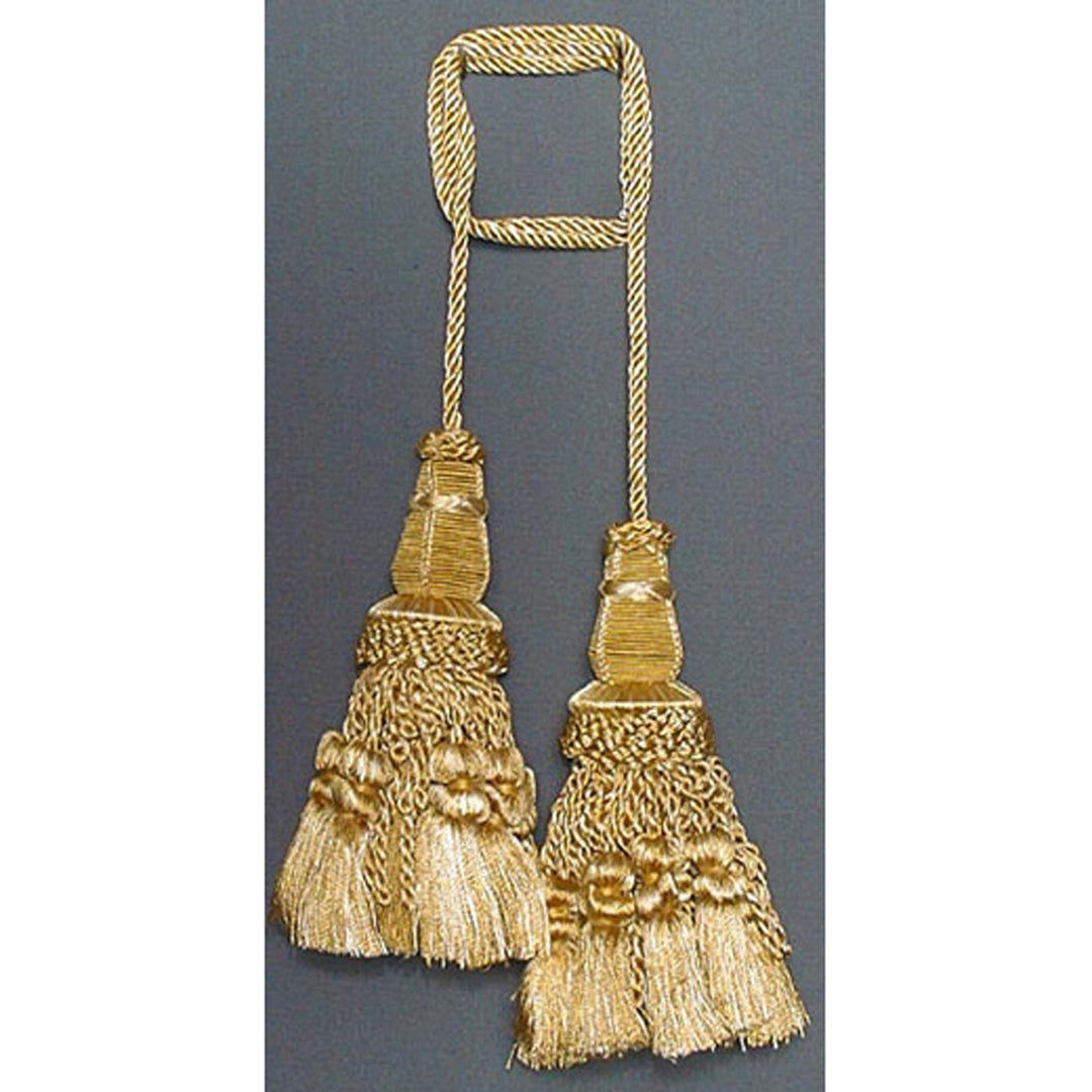 Gold Double Tassels (set of 2)