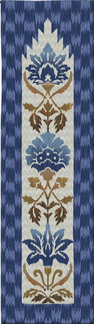 Ikat Indigo tapestry Large