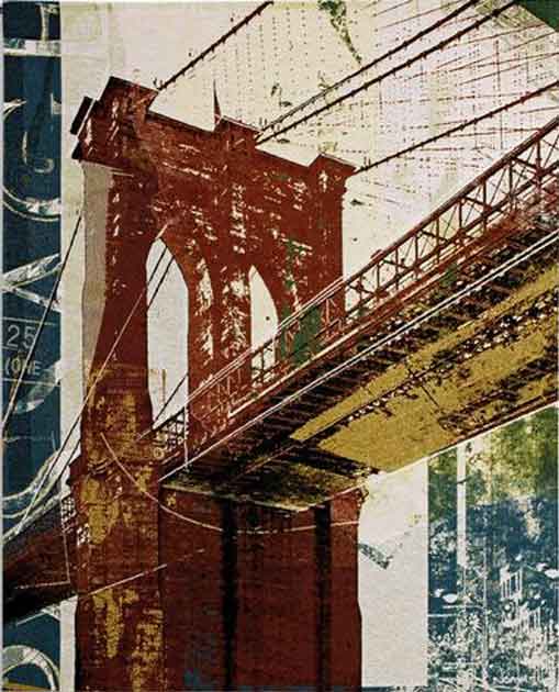 Into Manhattan II tapestry