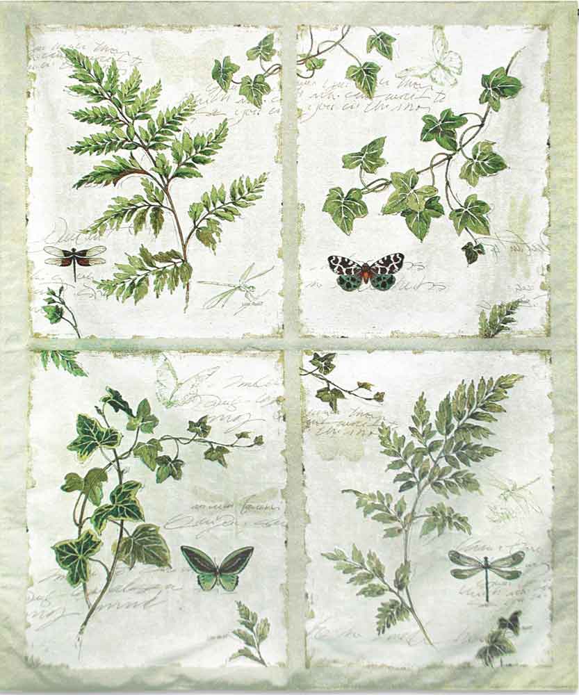 Ivies and Ferns tapestry