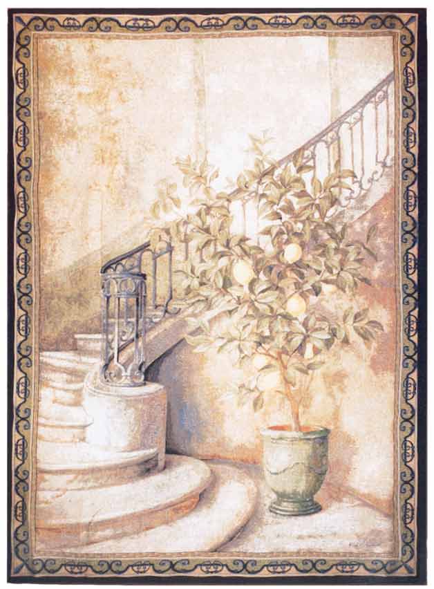 Lemon Stairwell tapestry