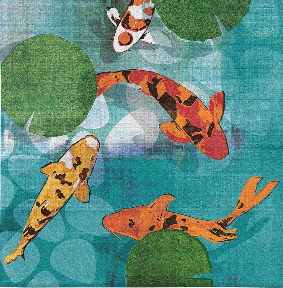 Lucky Koi tapestry Small