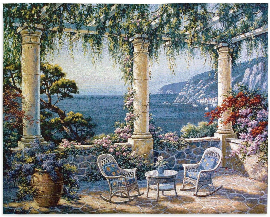 Mediterranean Terrace I tapestry