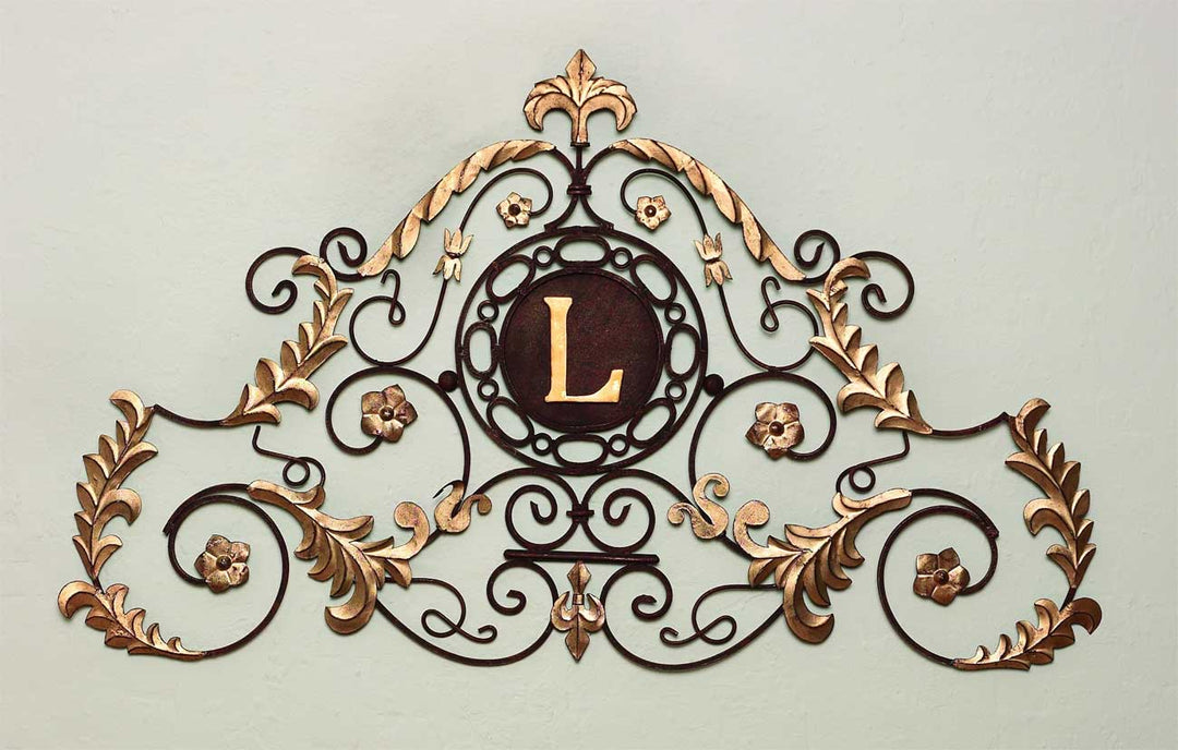 Monogrammed Palace Wall Topper