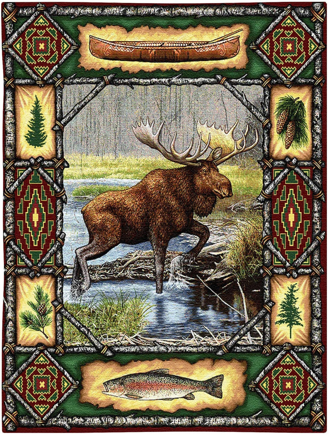 Moose Lodge Tapestry