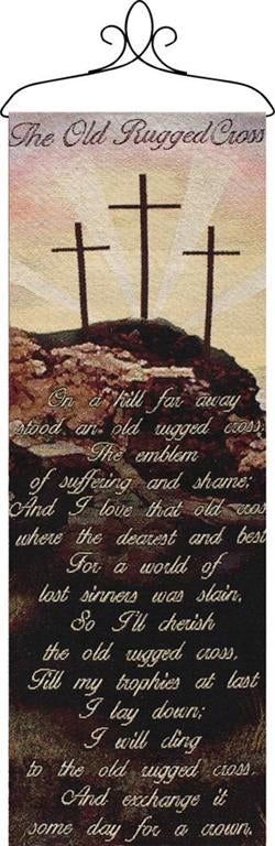 Old Rugged Cross Wall Panel tapestry