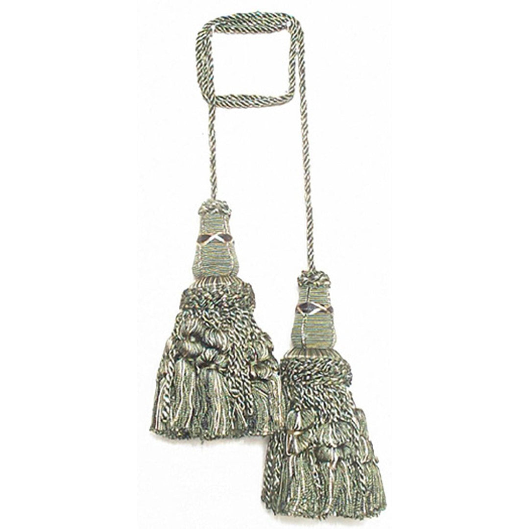 Olive Double Tassels (set of 2)