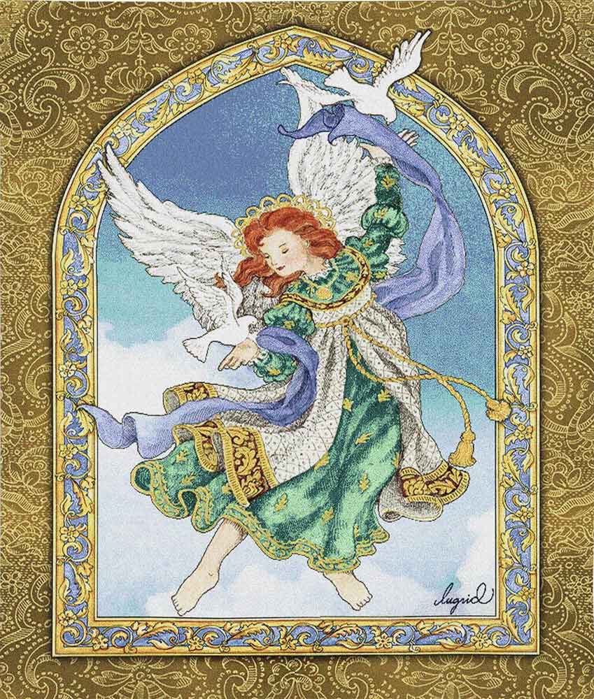 Peaceful Angel tapestry