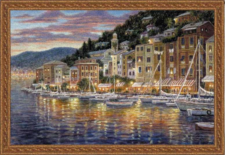 Portofino Evening tapestry