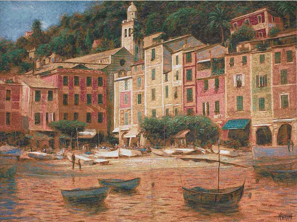 Portofino Scene tapestry