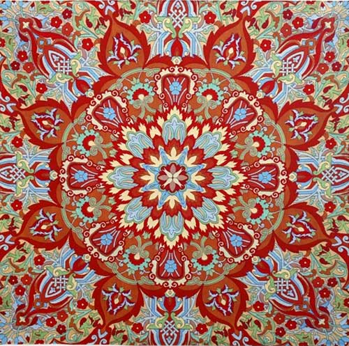 Rangoli Sunrise tapestry