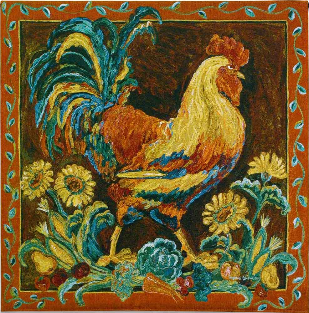 Rooster Rustic tapestry