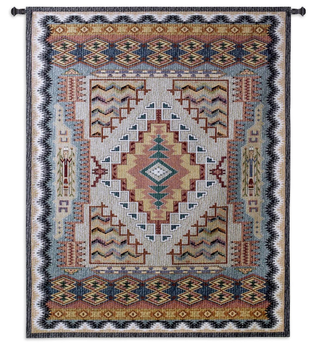 Southwest Turquoise Large Wall Tapestry