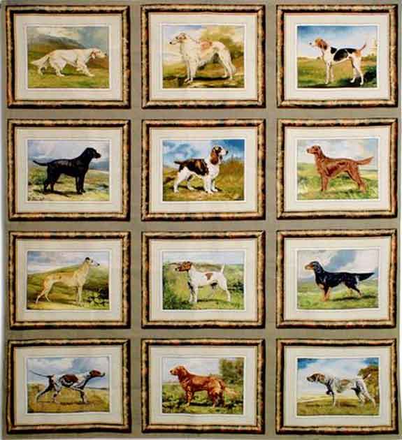 Sporting Dogs tapestry