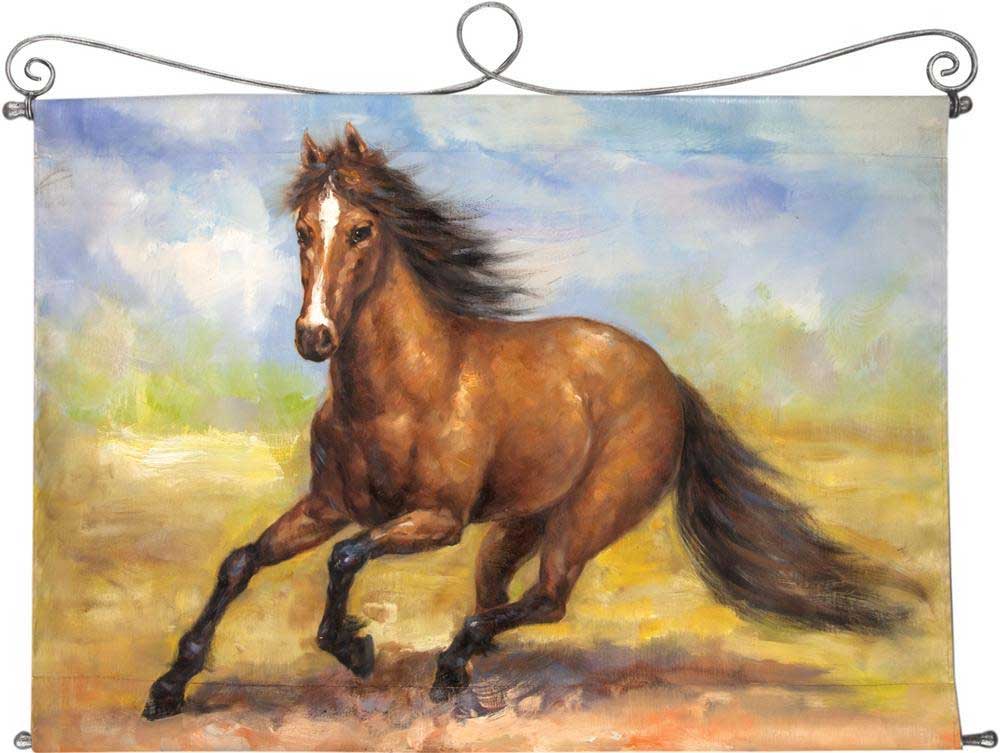The Chase Painted Canvas tapestry