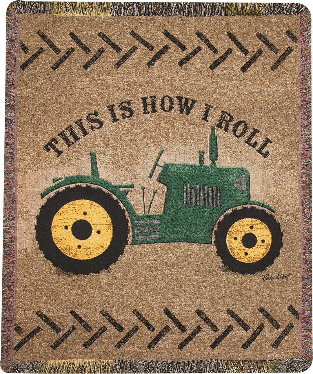 This Is How I Roll tapestry throw