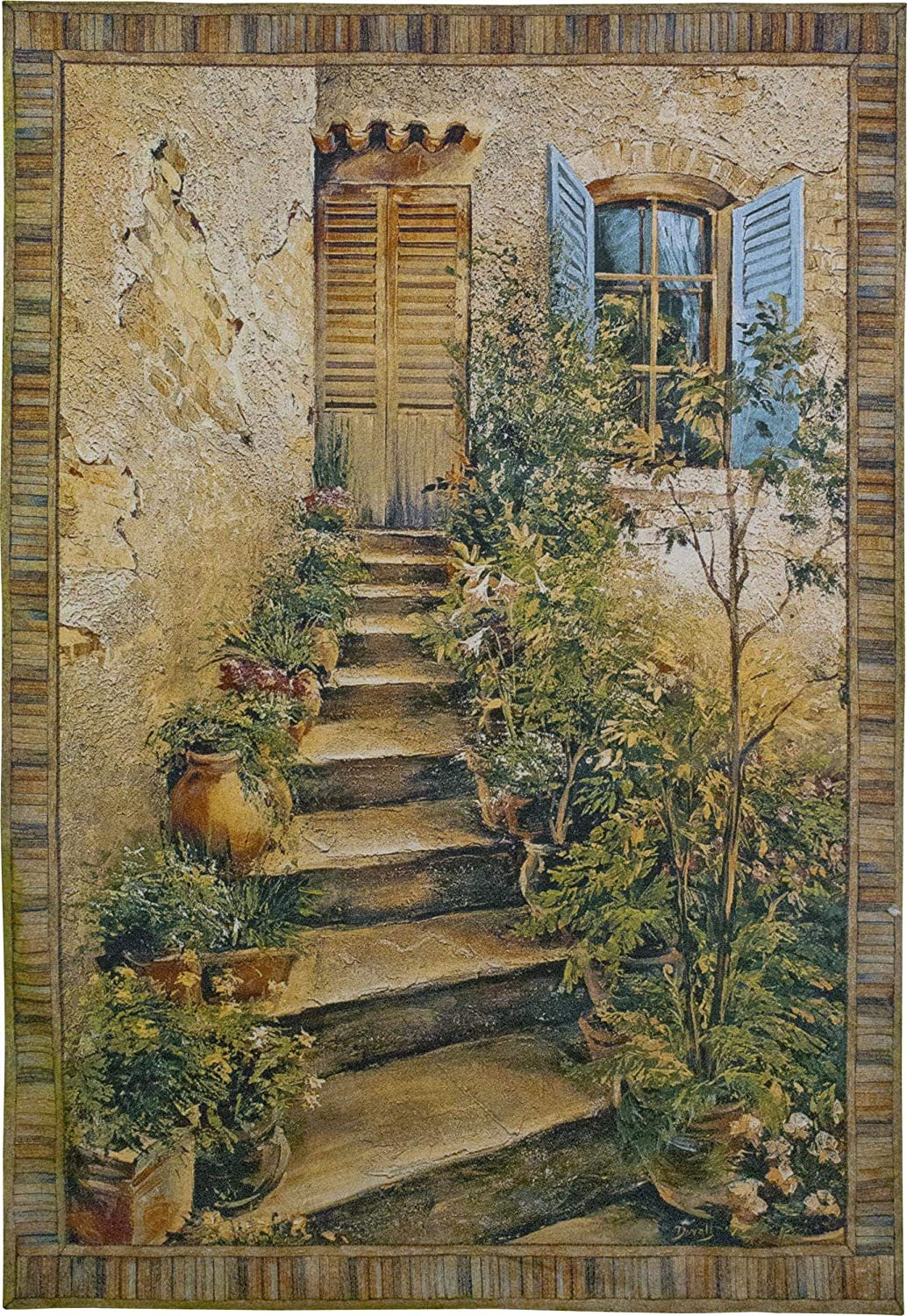 Tuscan Villa II Tapestry (medium)