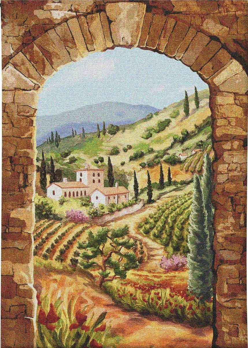 Tuscan Vineyard tapestry Medium