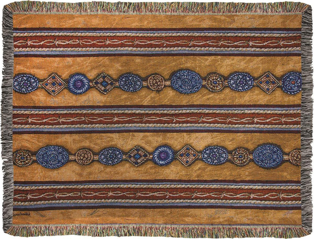 Western Stripes tapestry throw