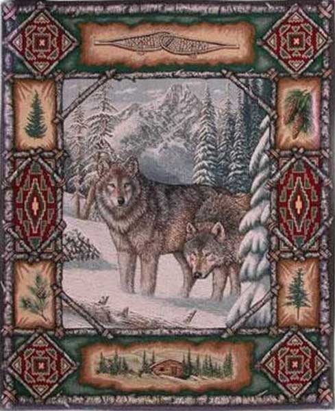Wolf Lodge Tapestry