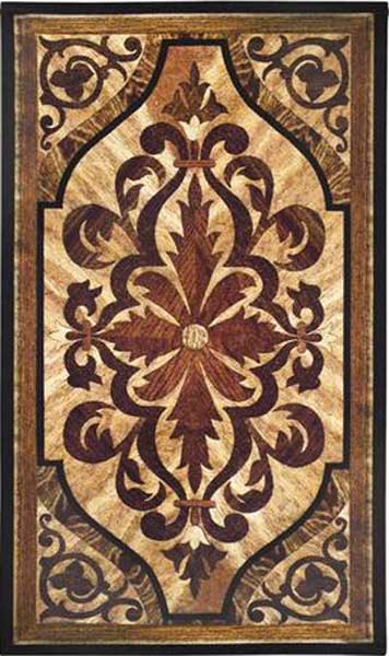 Wood Inlay Birch tapestry