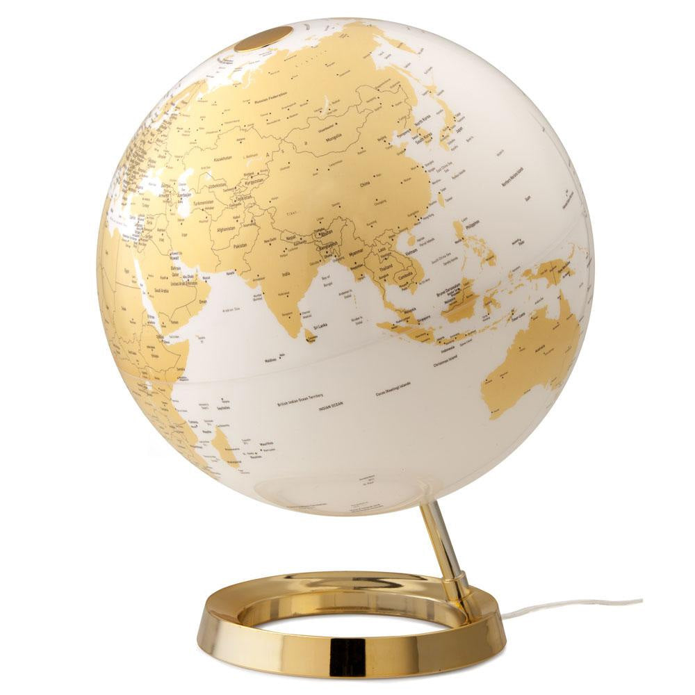 Spheric Gold Illuminated Globe by Waypoint Geographic