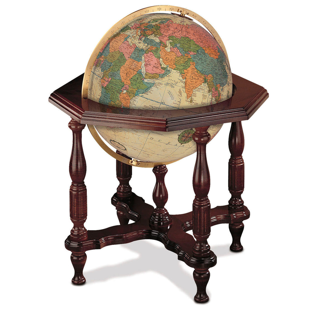 Statesman Illuminated Floor Globe - Antique by Replogle Globes