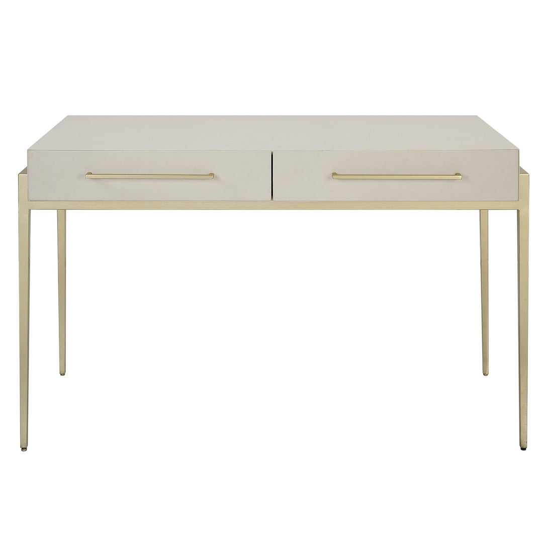 Jewel Modern White Desk by Uttermost