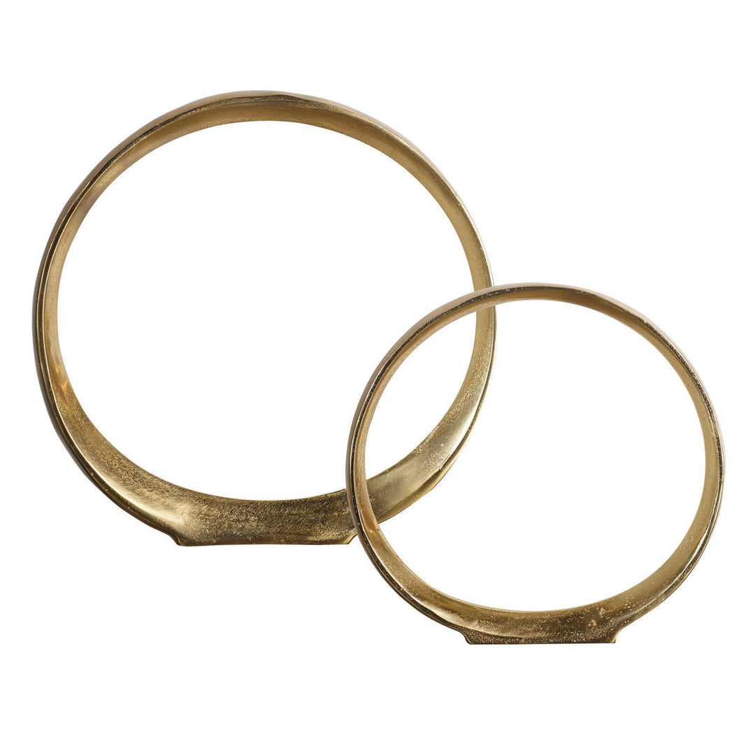 Jimena Ring Sculptures, S/2 by Uttermost