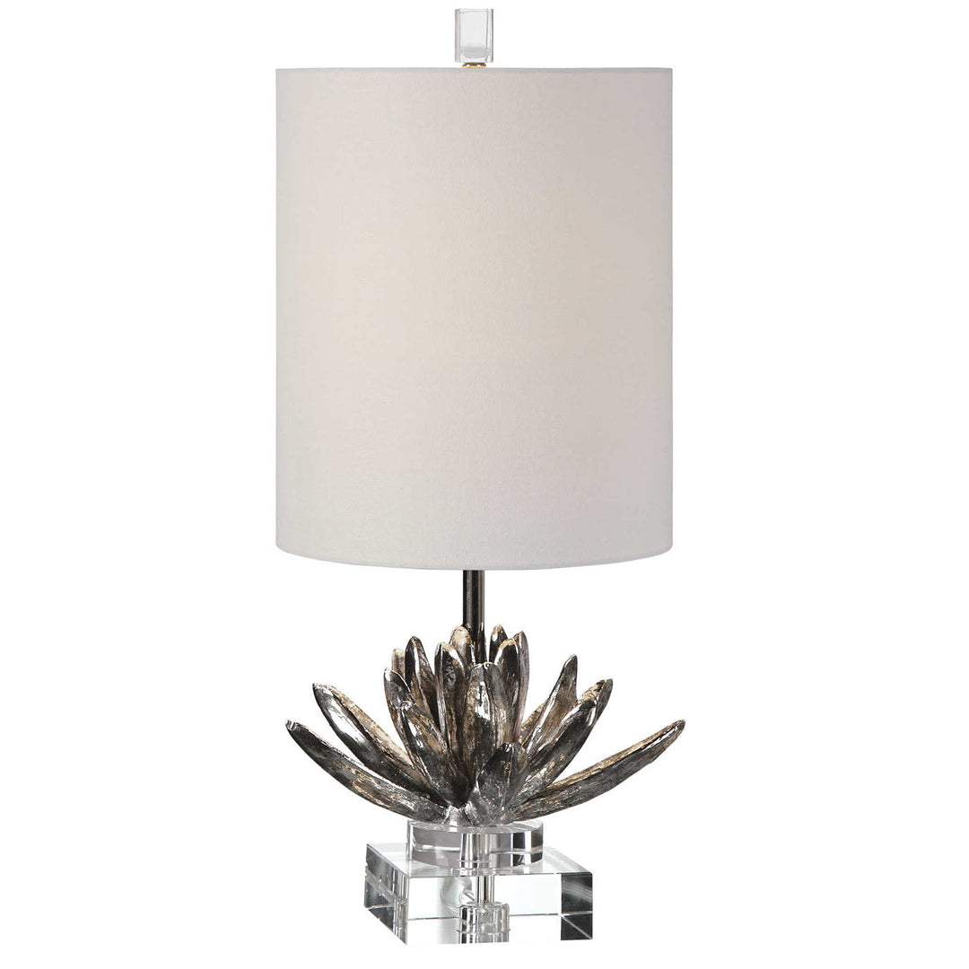 Silver Lotus Accent Lamp by Uttermost